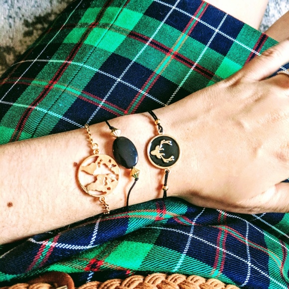 Three piece layered bracelet - wanderlust - Picture 2 of 6